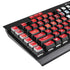 Canada Flag Light Wood K95 RGB PLATINUM Mechanical Gaming Keyboard Skin